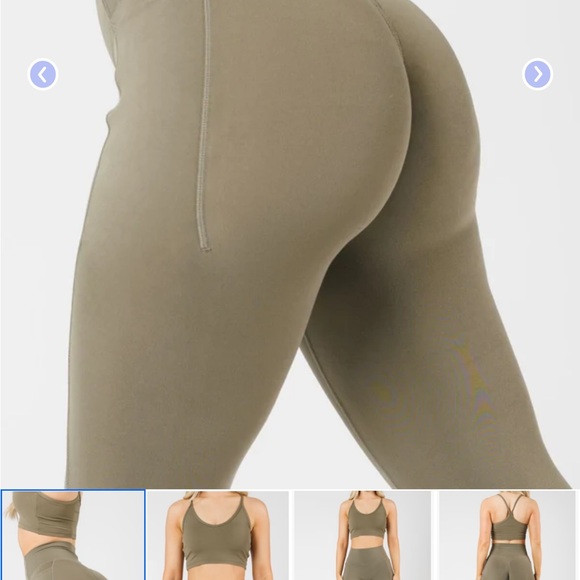 PARAGON Olive Green Leggings - Picture 2 of 3